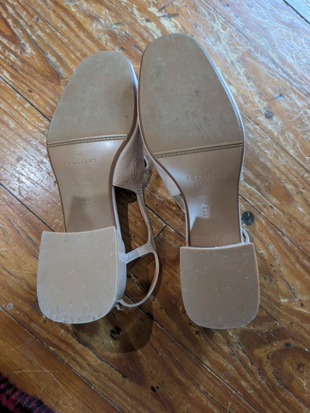 Sezane Paula Babies in Nude Vernis, size 40 - Picture 5 of 6
